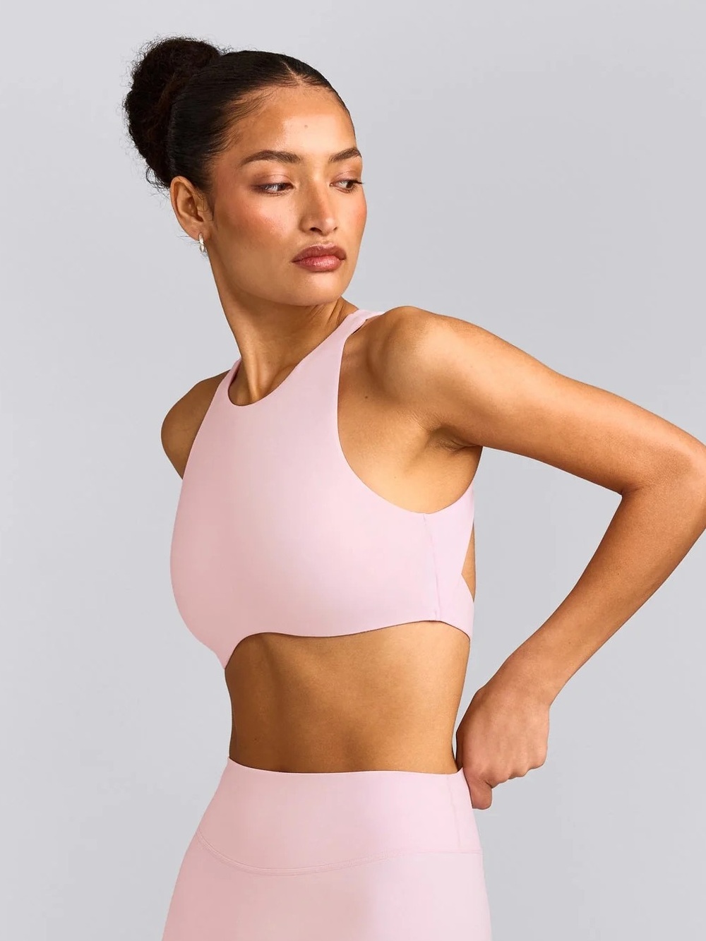 Oner Active High Neck Open Back Bra